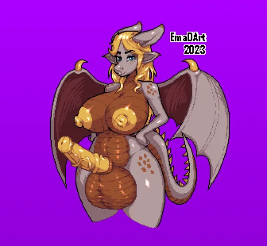 Dragon Yellow [OC] (emadart)