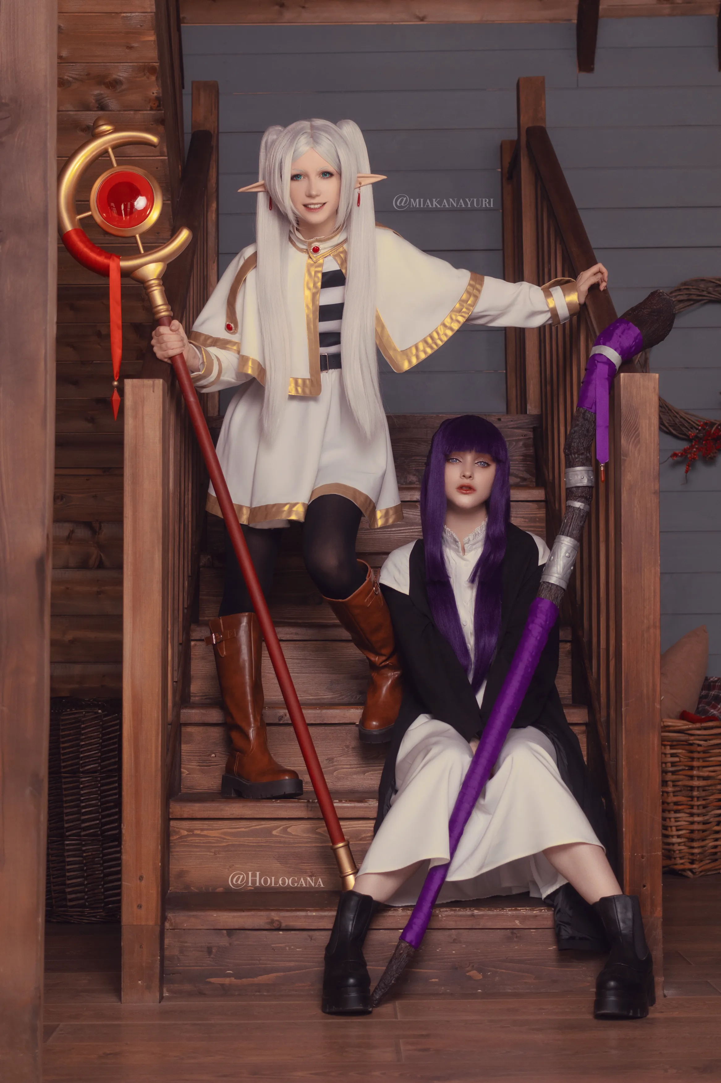 Frieren & Fern [Sousou no Frieren] by (Miakanayuri & Hologana)