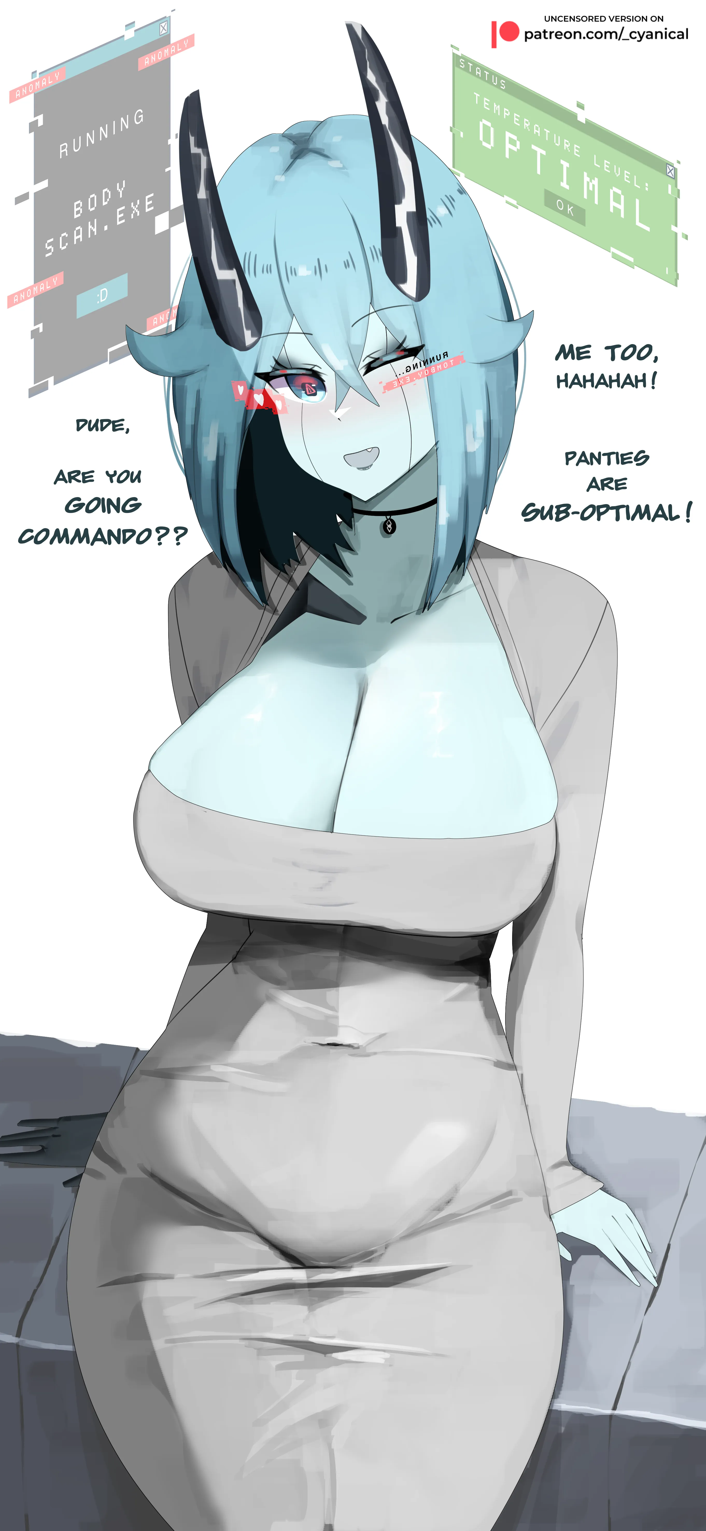 Robogirl scanning you [OC]