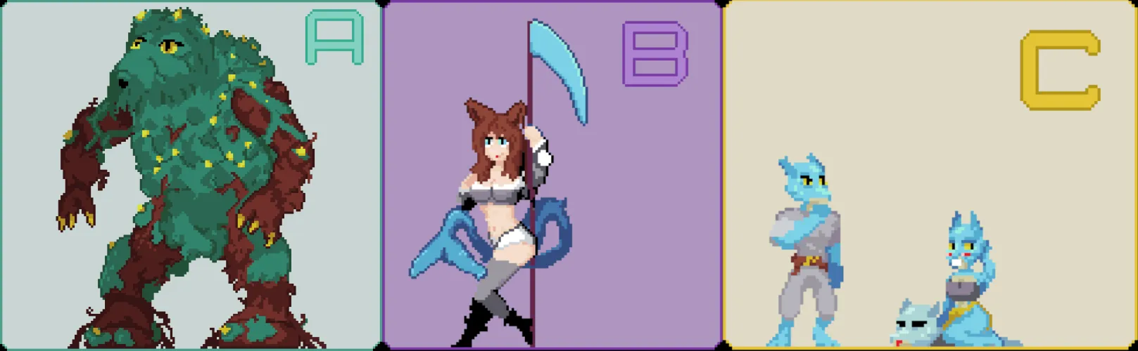 [The Outcast Tribe] A new vote (finale of it) for a new Enemy/NPC has just gone live on my Discord server for the supporters of the project. Which one speaks to you more? ^^