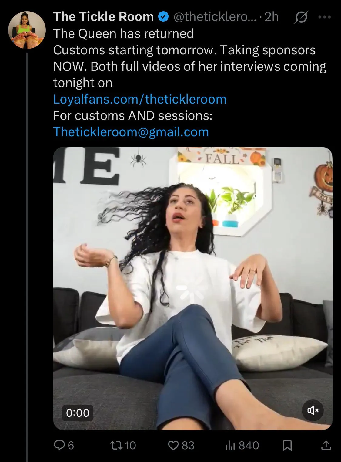 Update on Brooke from The Tickle Room