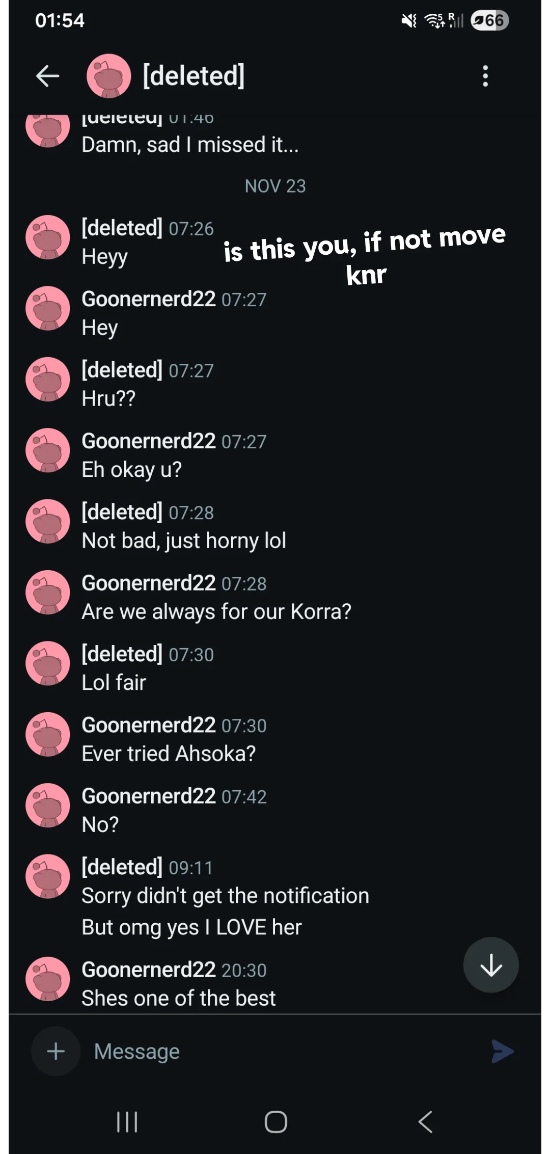 Account deleted. This you?