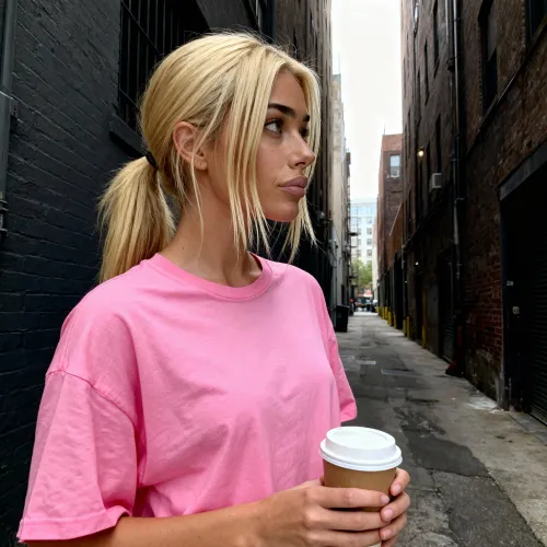 blonde hair throwback