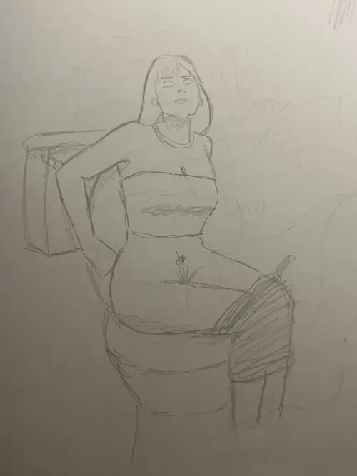 Celebrity on the toilet sketch