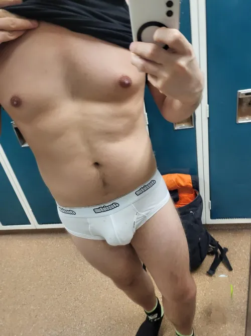 Erect in anticipation