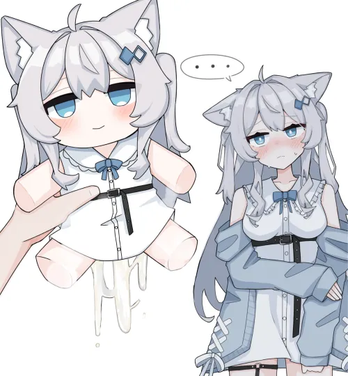 Erm, You know you don't have to use that doll, I'm right here...