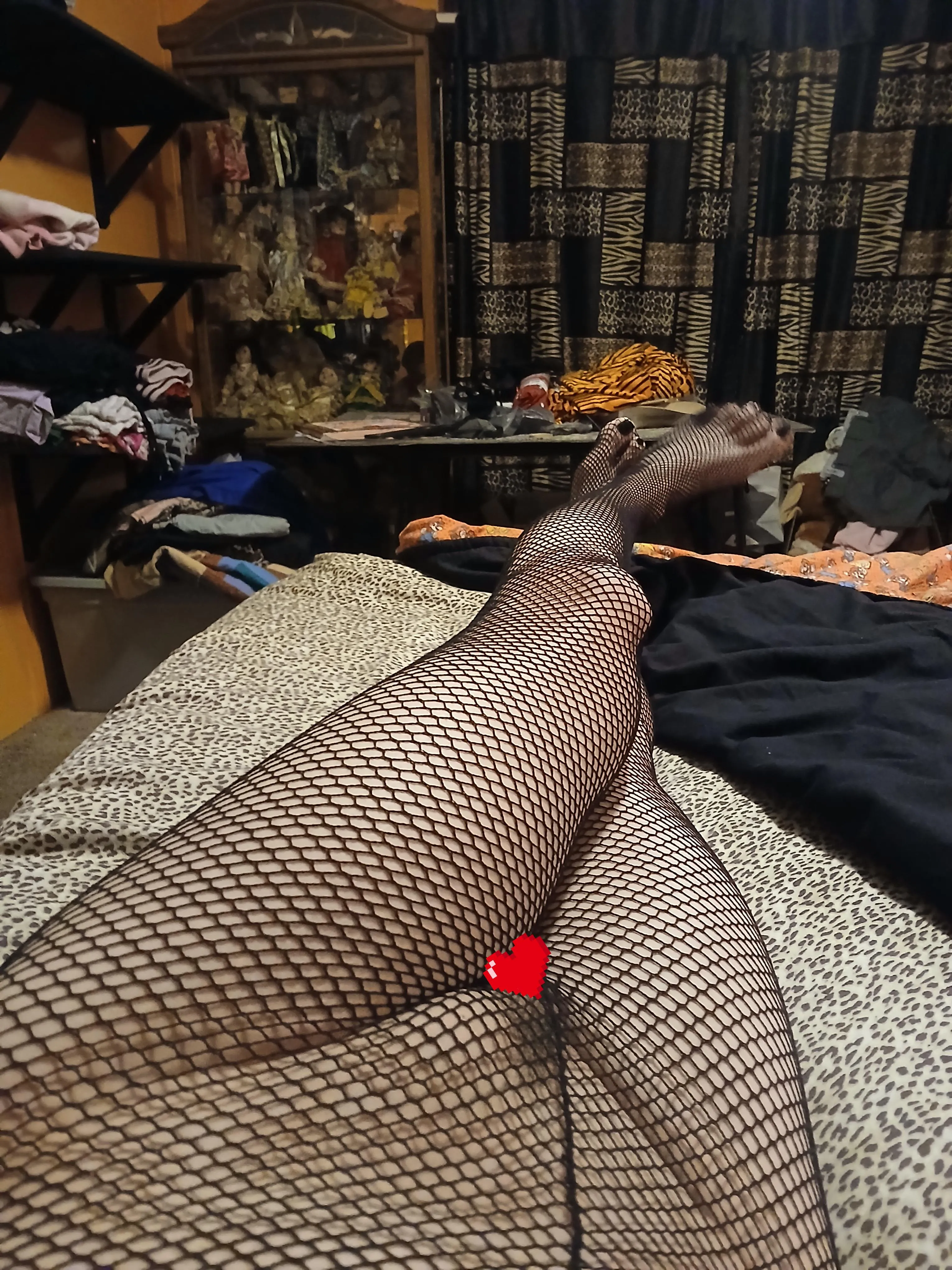 Fishnet because I'm not getting enough attention