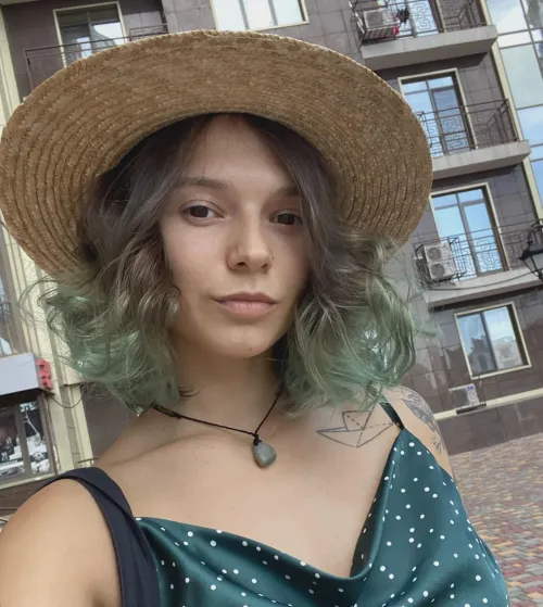 I went for a walk and heard several compliments on my hair