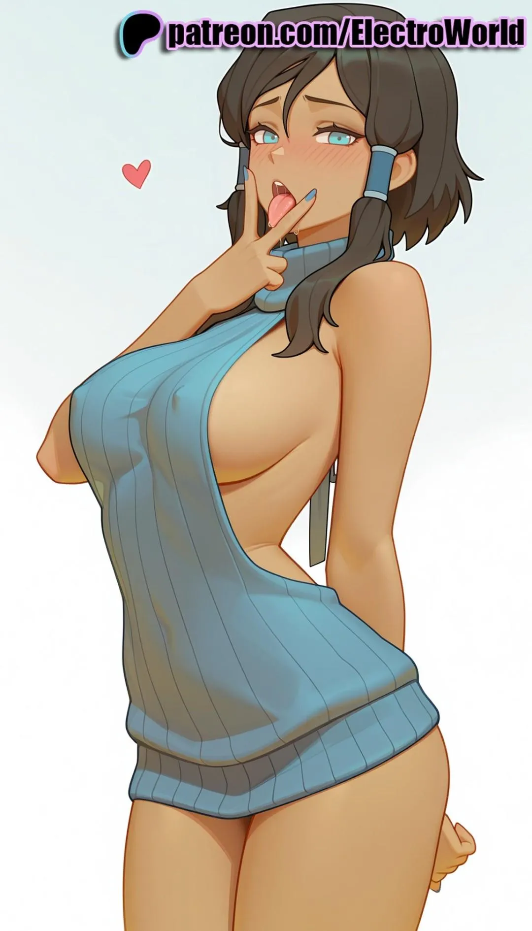 KOrra's side boob is so hot