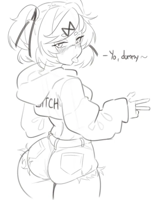 Natsuki likes denim shorts [emiillb]