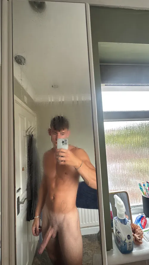 Post shower picture this morning