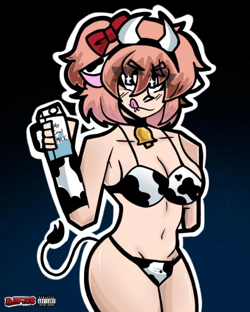 So... do you want some milk? Or will you give it to me? [OC art]