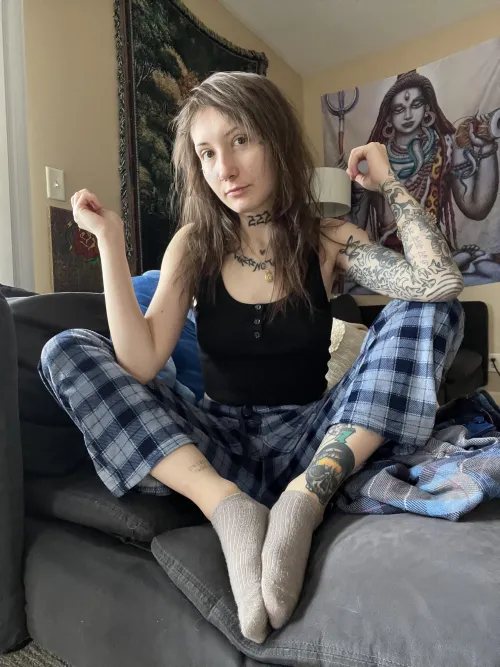 Wore these socks to bed last night