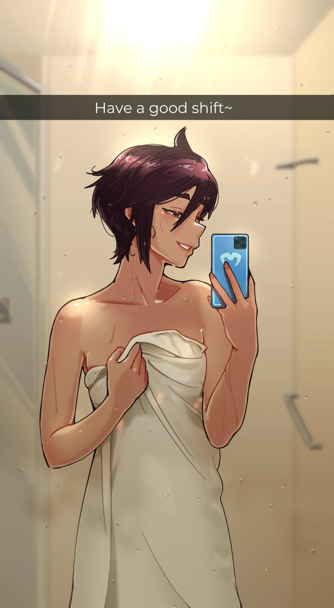 Invisigal after shower