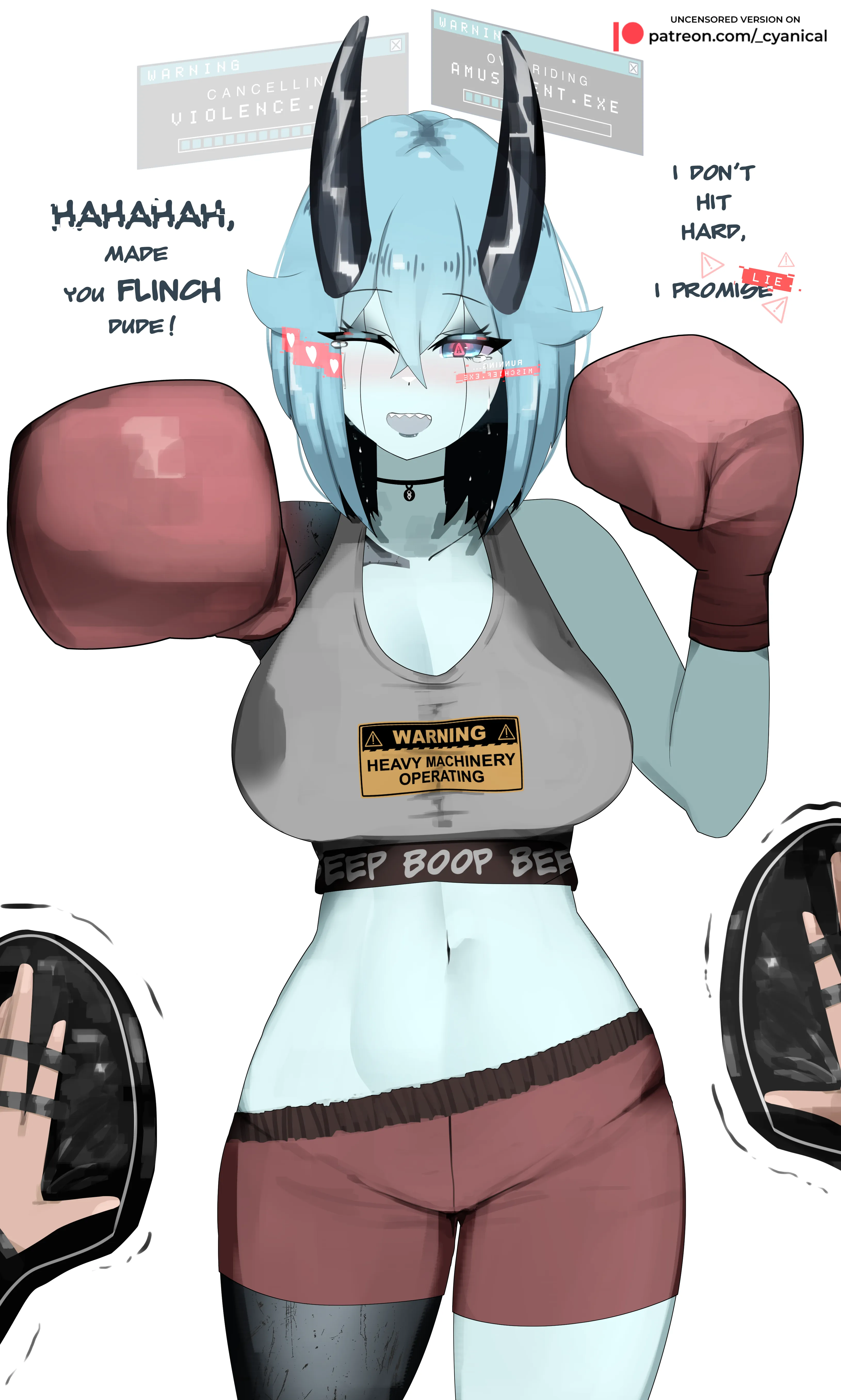 Robogirl training with you [OC]