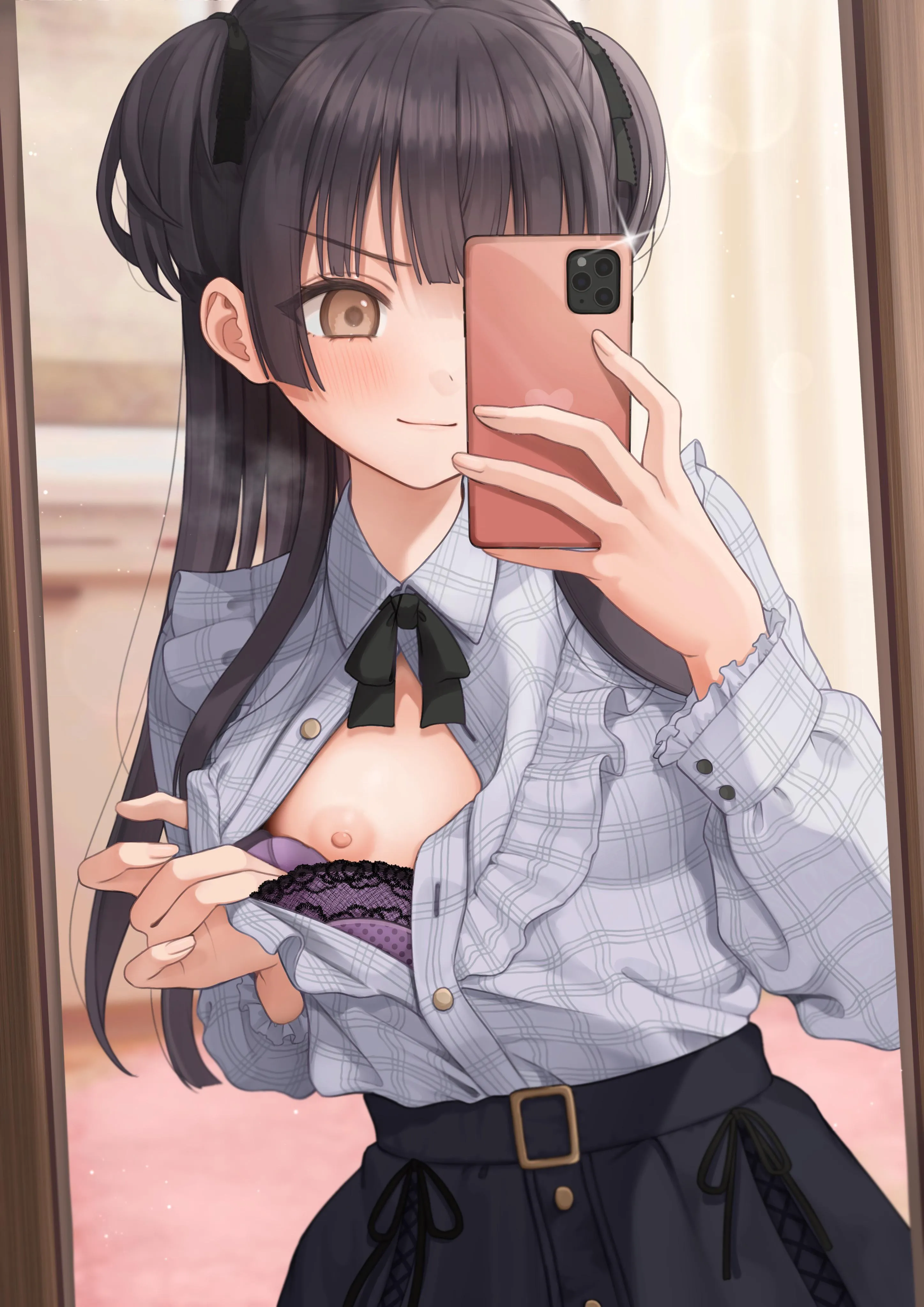 She made you promise not to show anyone 😏