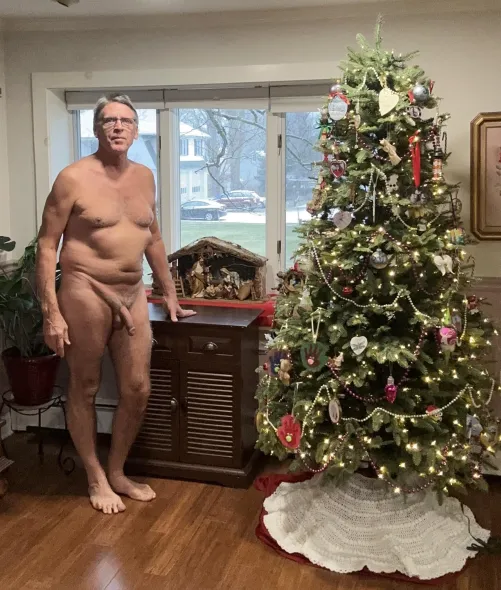 The tree is up and it’s snowing, bring on Christmas!