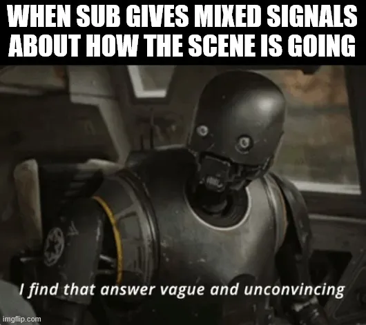 Better abort and have a discussion about the thing.