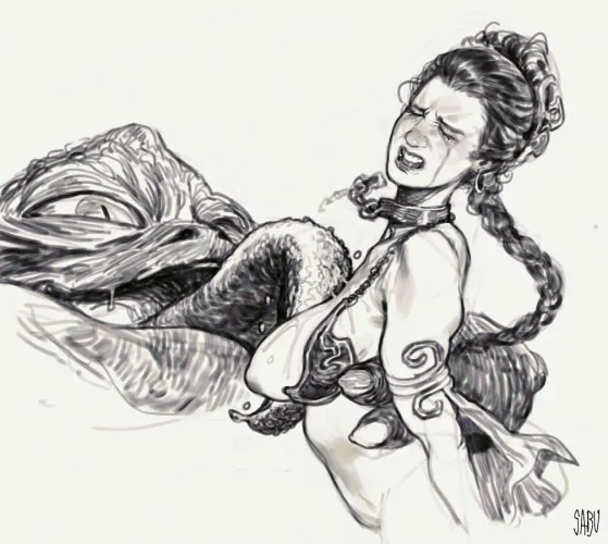 Leia and jabba (The Sabu)