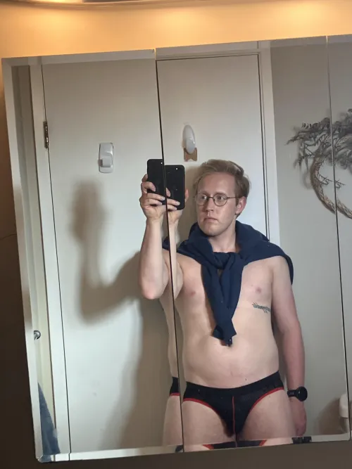 Undressed for the night. You in?