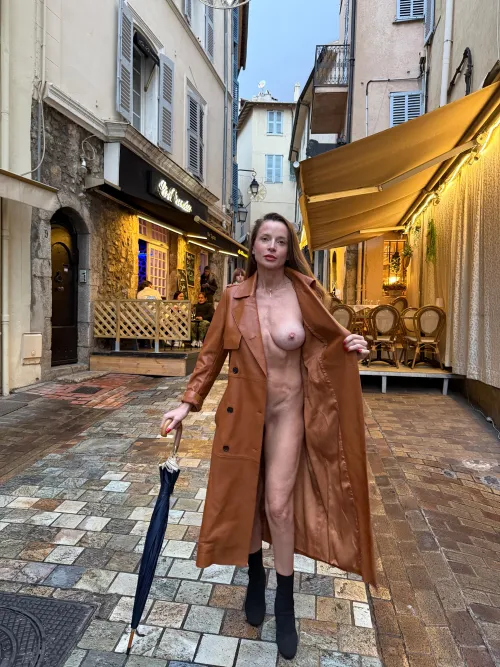 bet now ull peek under every trench coat… what if its me