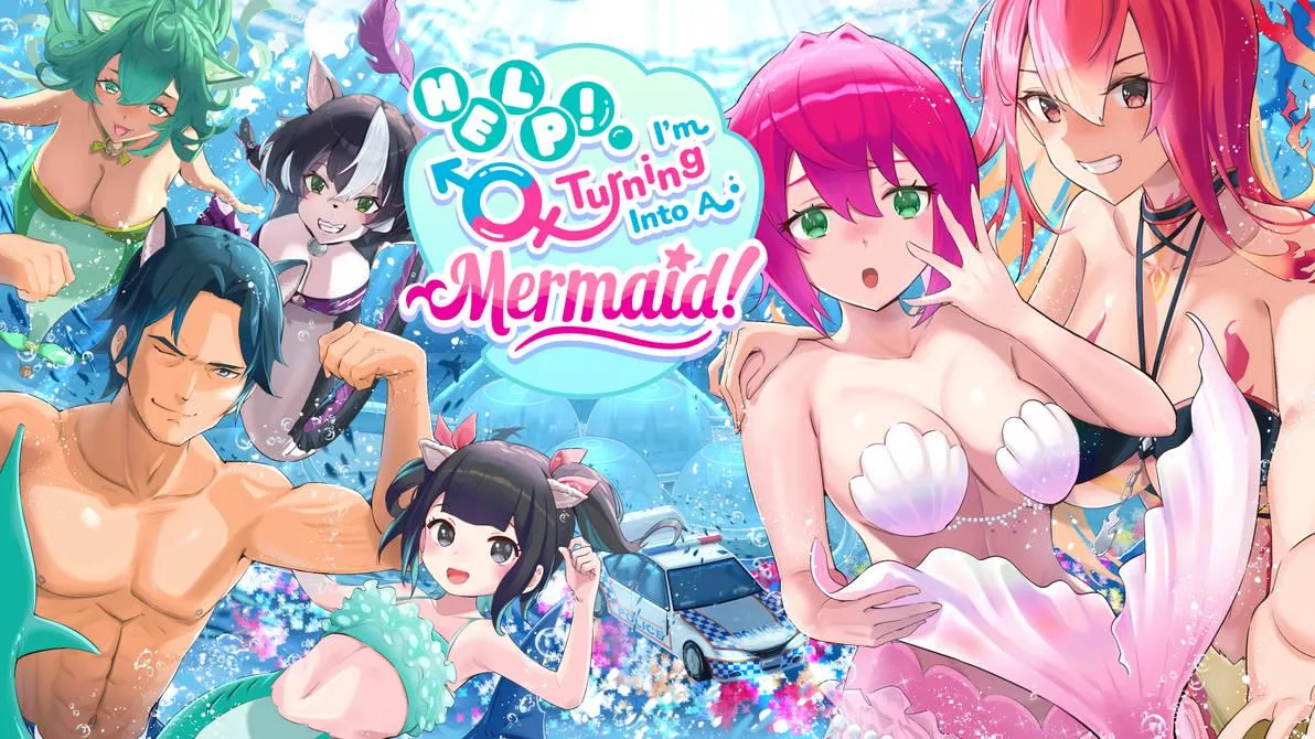 Help! I'm Turning Into A Mermaid! [Commercial Game] [Feminization/Slow TF] [Demo Available]
