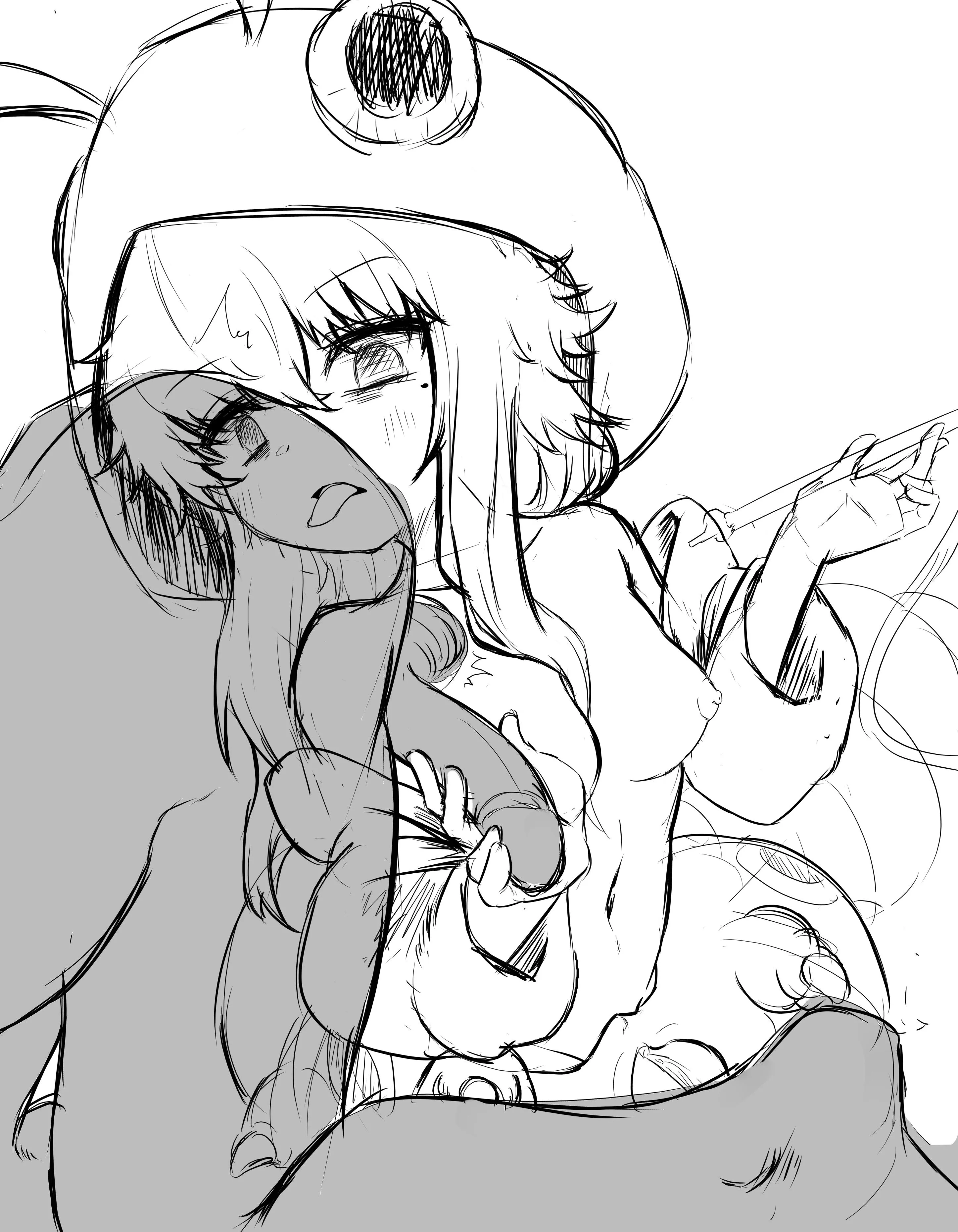 Her mouth isnt only for the pipe