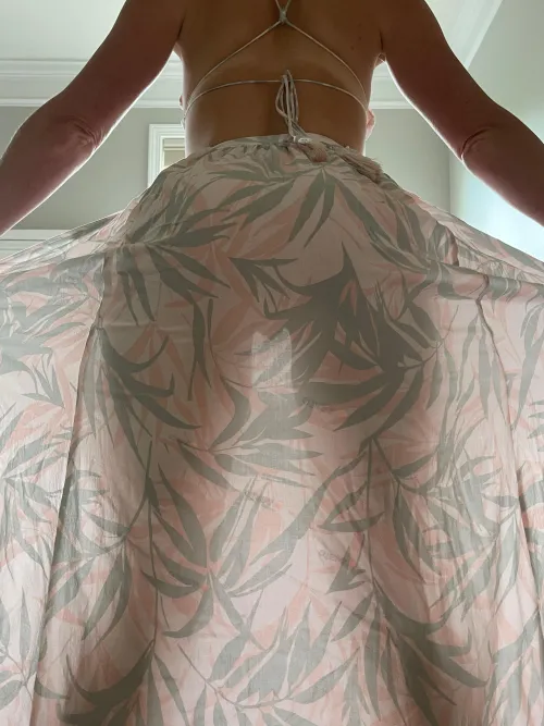 I bought this dress not knowing how see-through it was