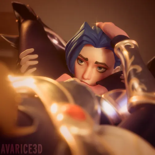 Jinx tastes Lux (Avarice3D)