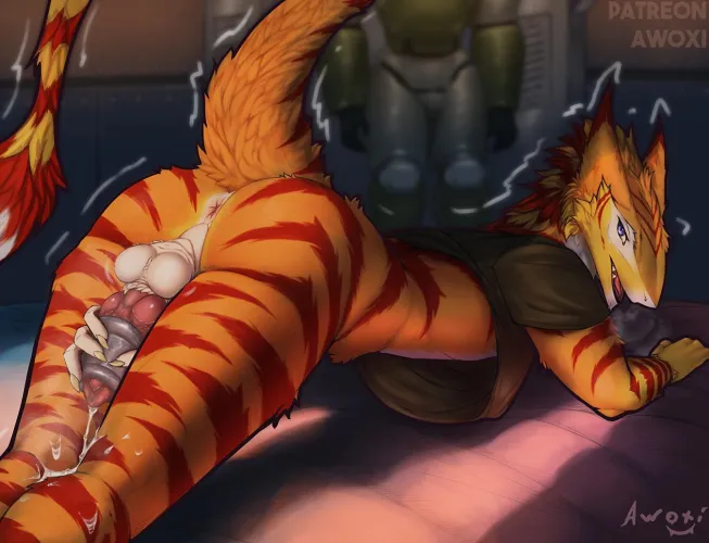 Knock the door first! [YCH FIN] (awoxi) [M]