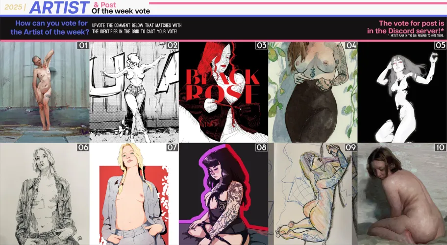 ¡¡Vote for the Artwork & Post of the week!!
