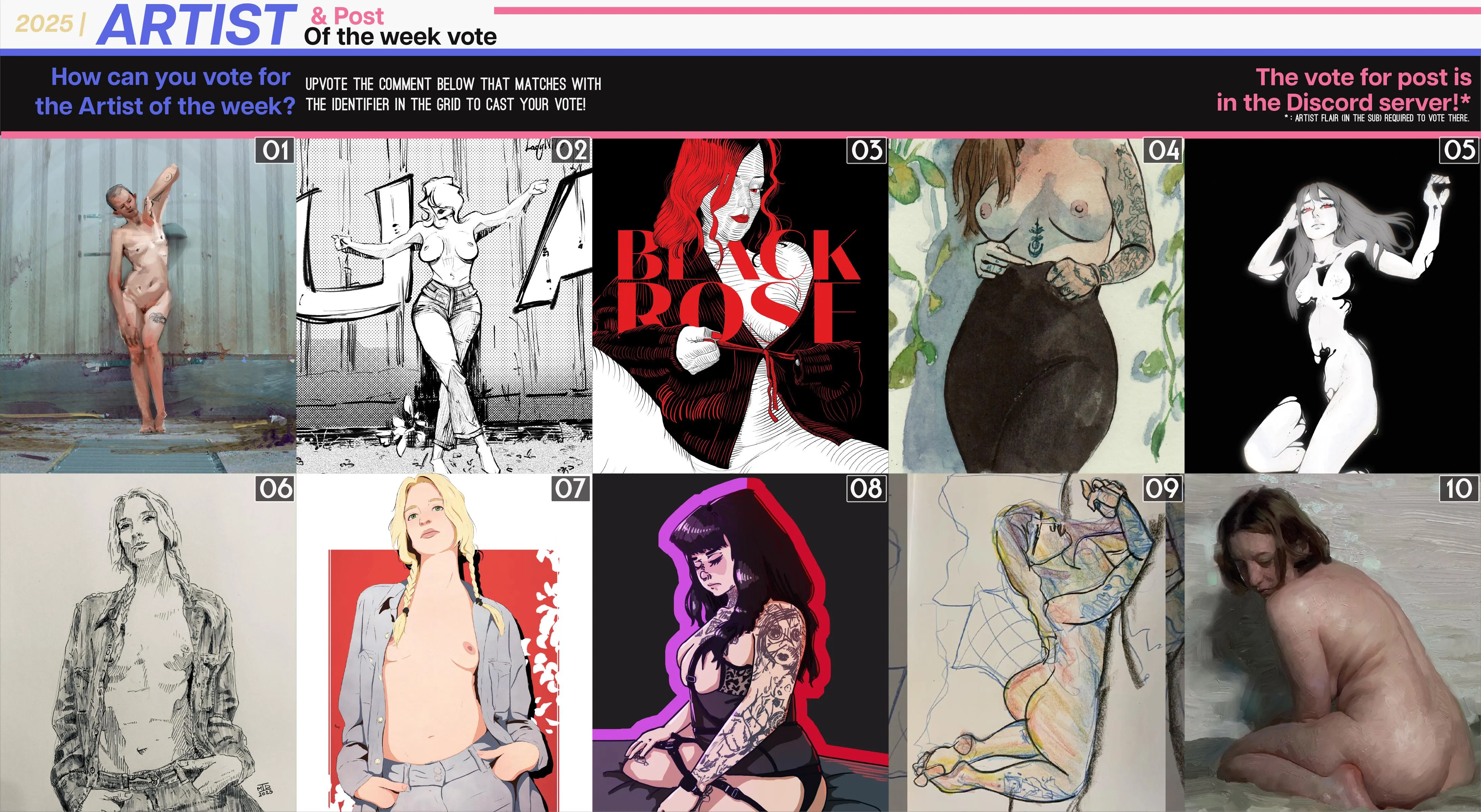 ¡¡Vote for the Artwork & Post of the week!!
