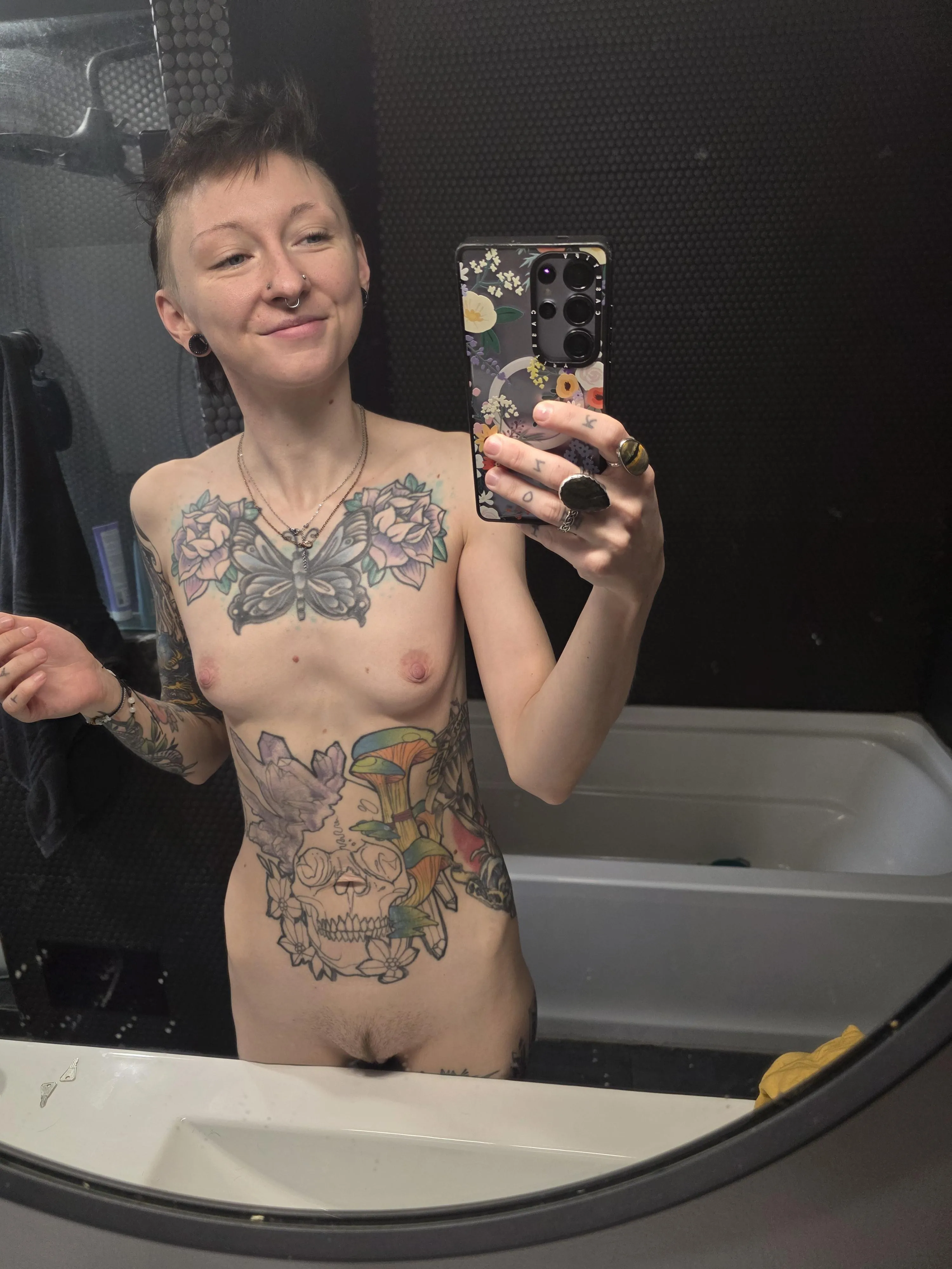 Me + no clothes = :)