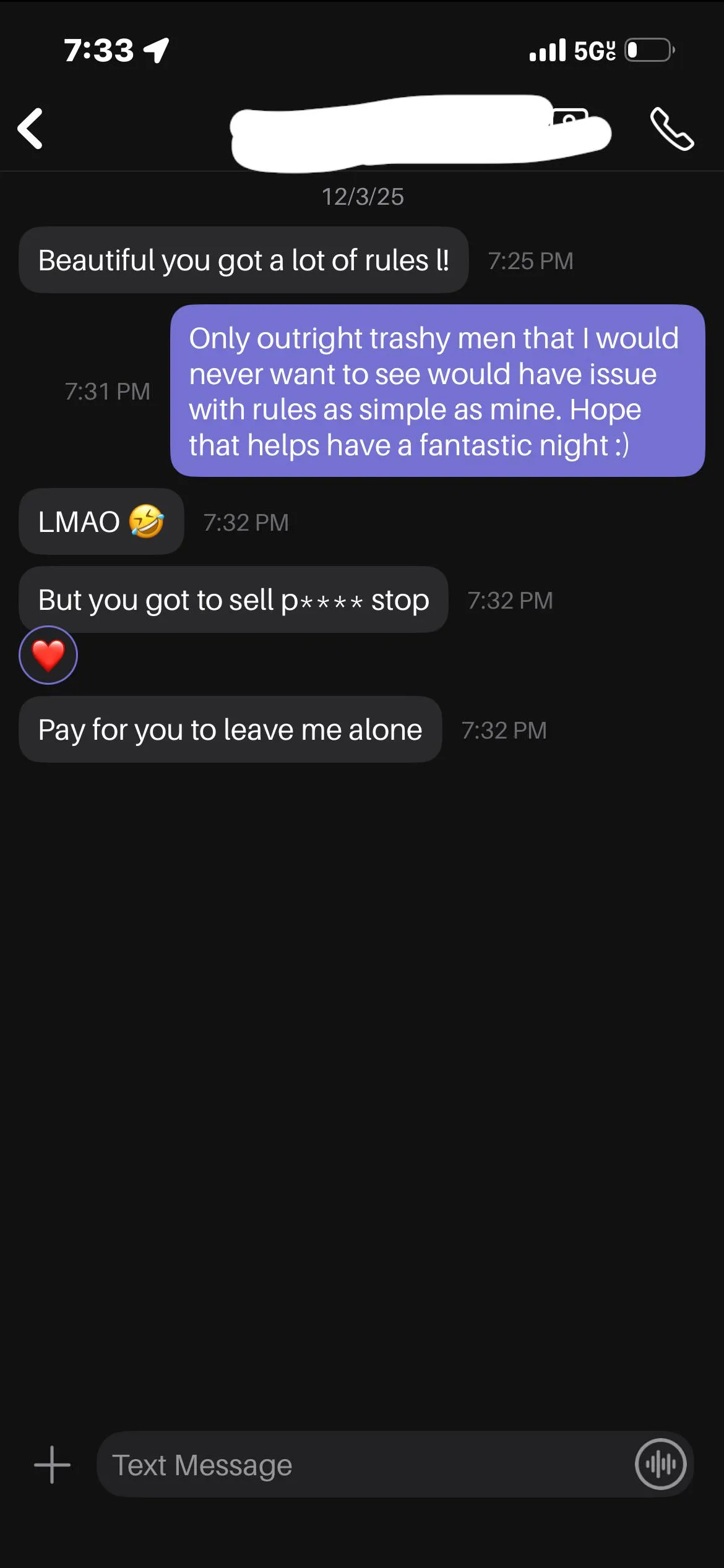 Mind you I only have like 5 rules lol