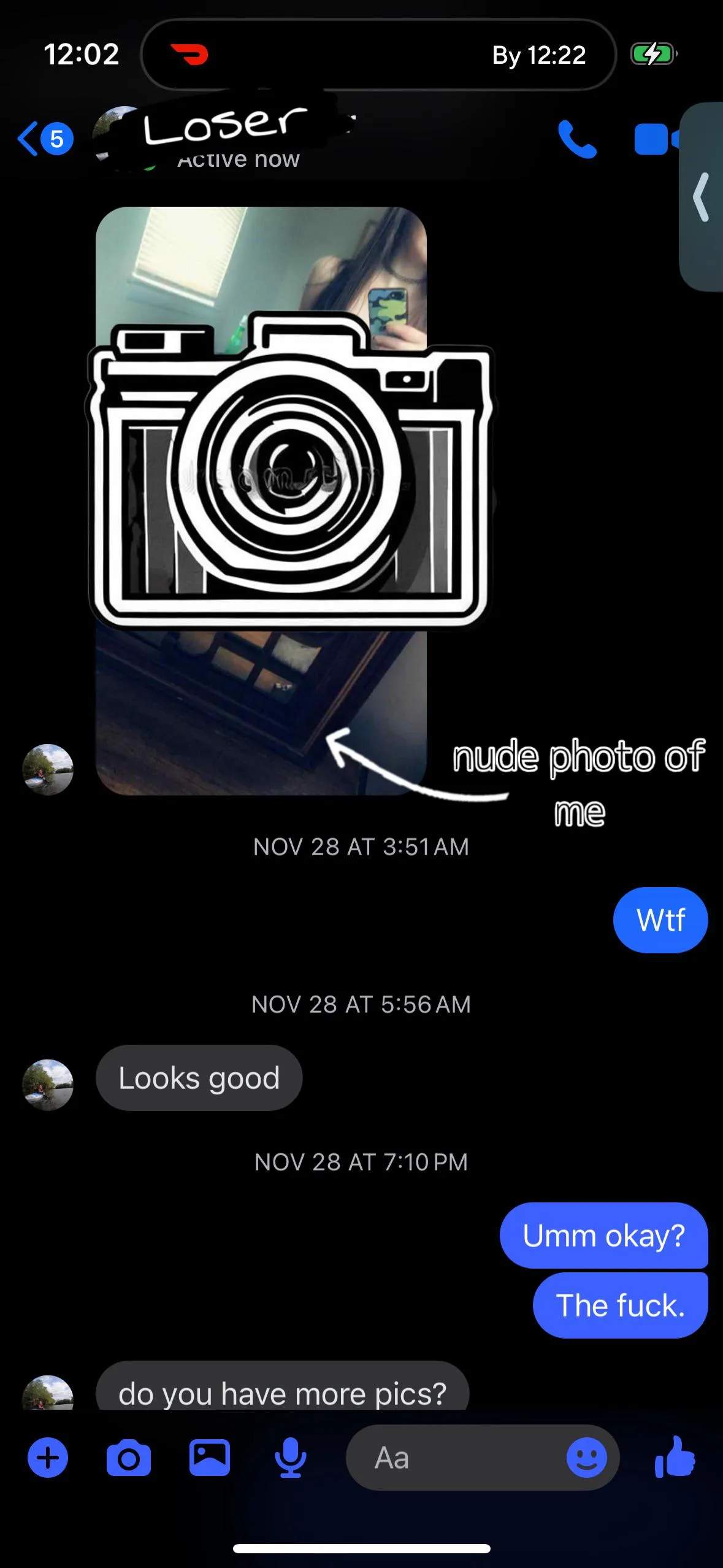 refuse to believe he’s interacted with women before.