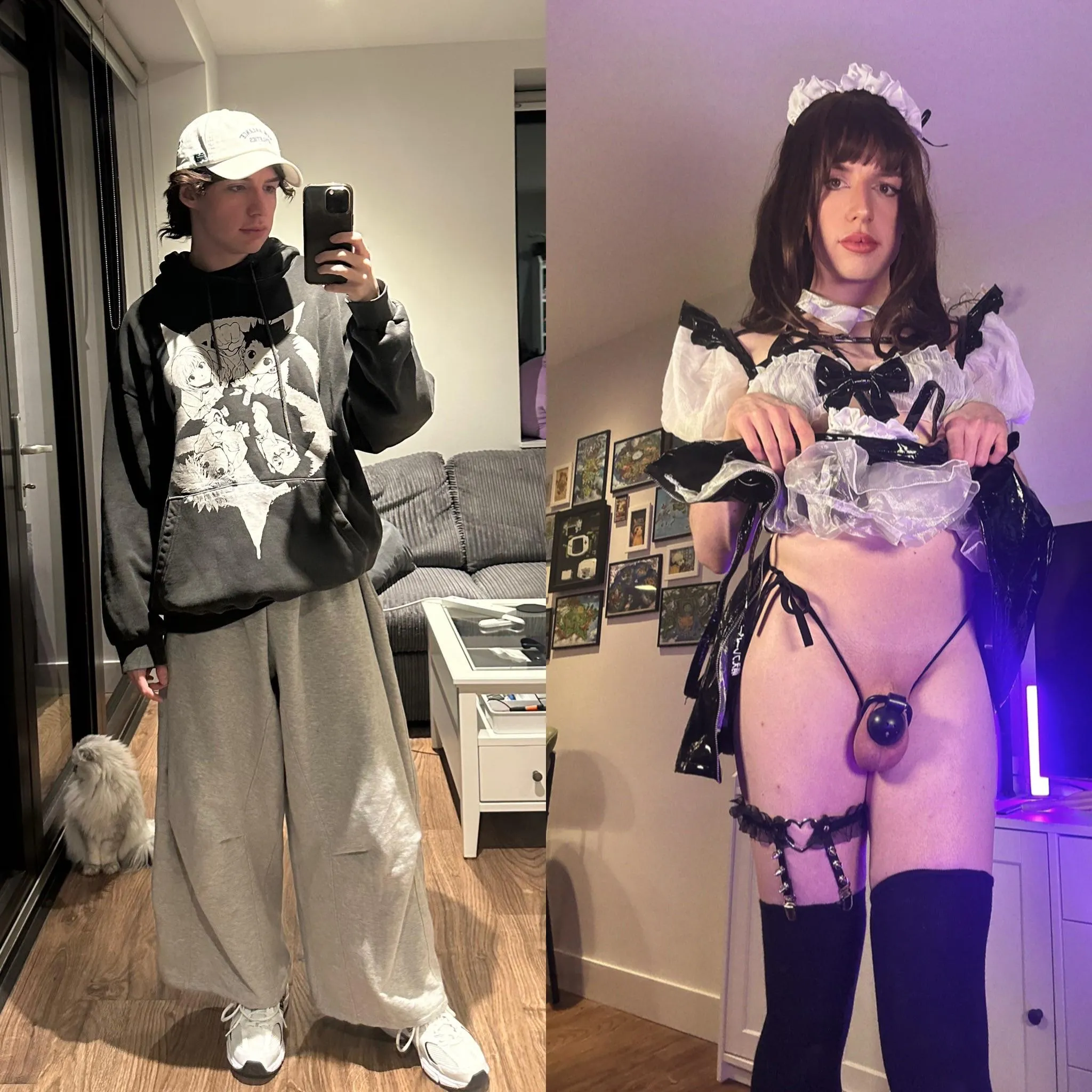 Before my girlfriend vs after the breakup