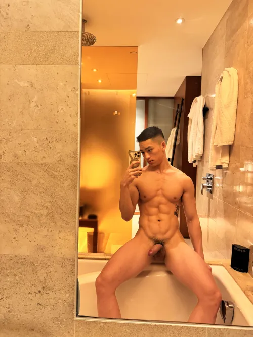 A shower date with my korean dick, what do you think?