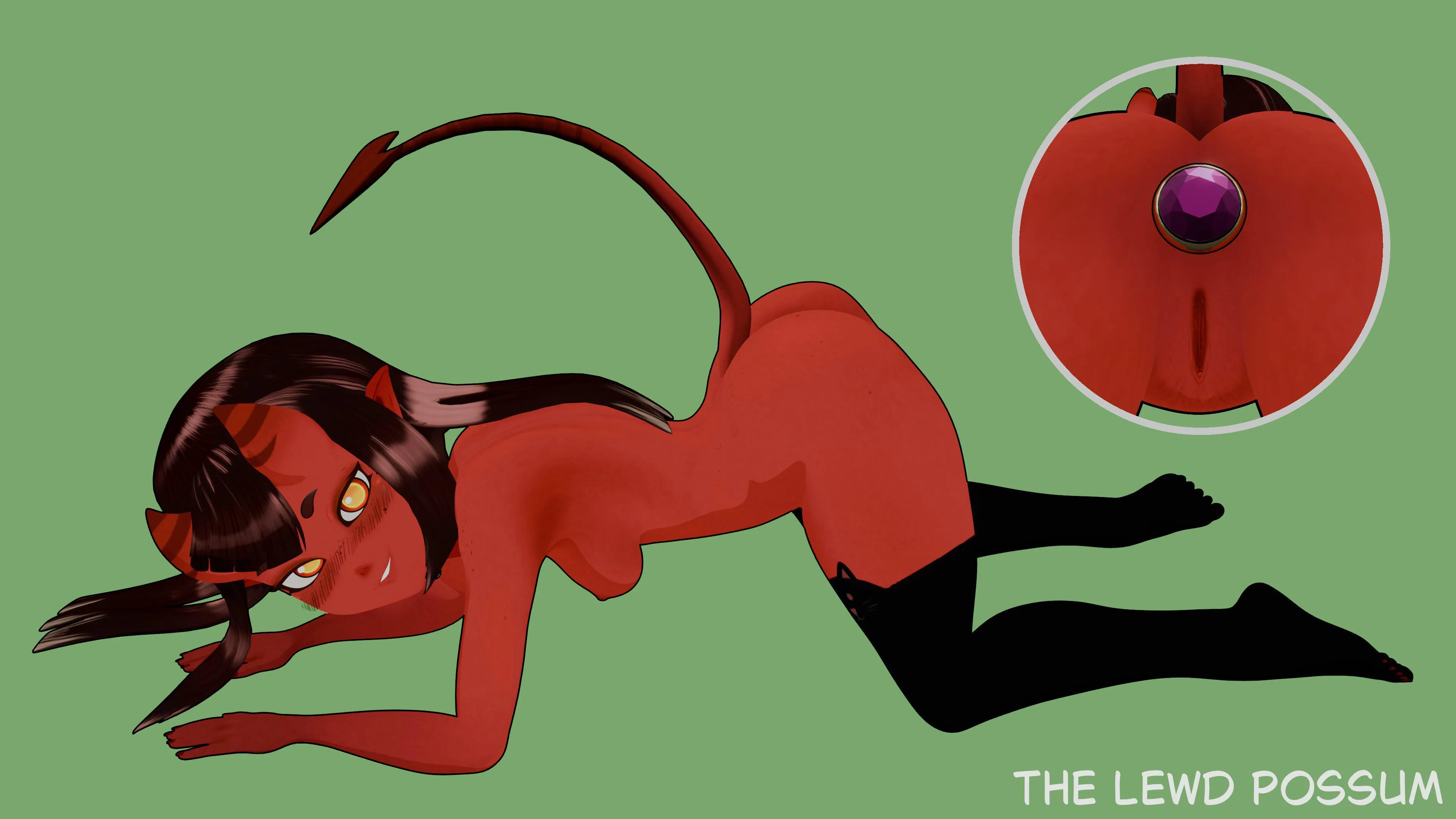 Getting herself into position