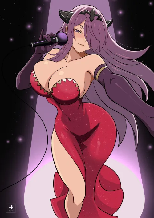 Camilla as Jessica Rabbit (Ihsnet)