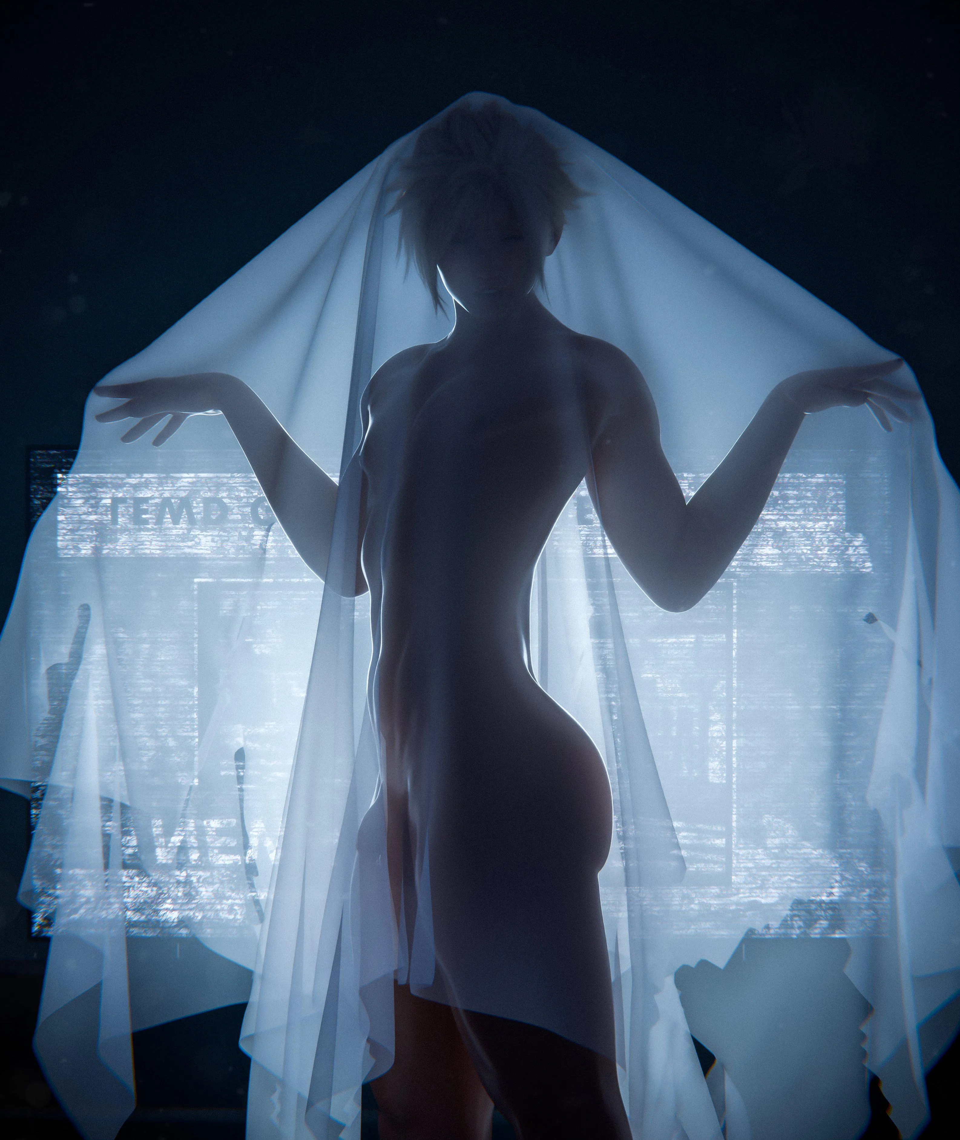 Cloud is a sexy ghost (Trist.Ava)