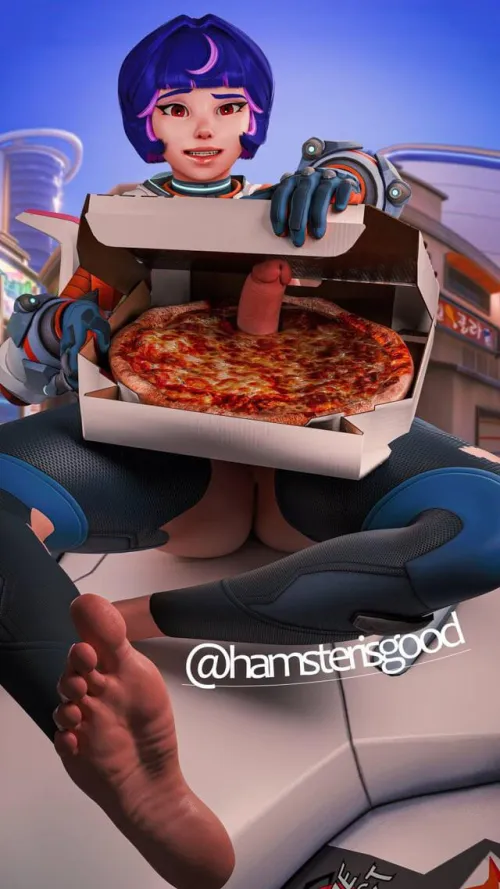 Juno delivers your pizza with extra sausage (Hamsterisgood)