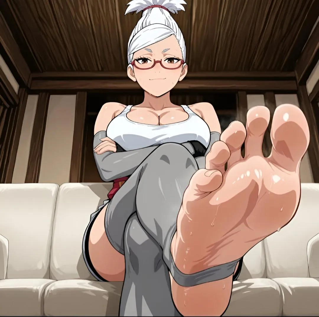 Momo, you never told me your grandmother's feet were so beautiful.