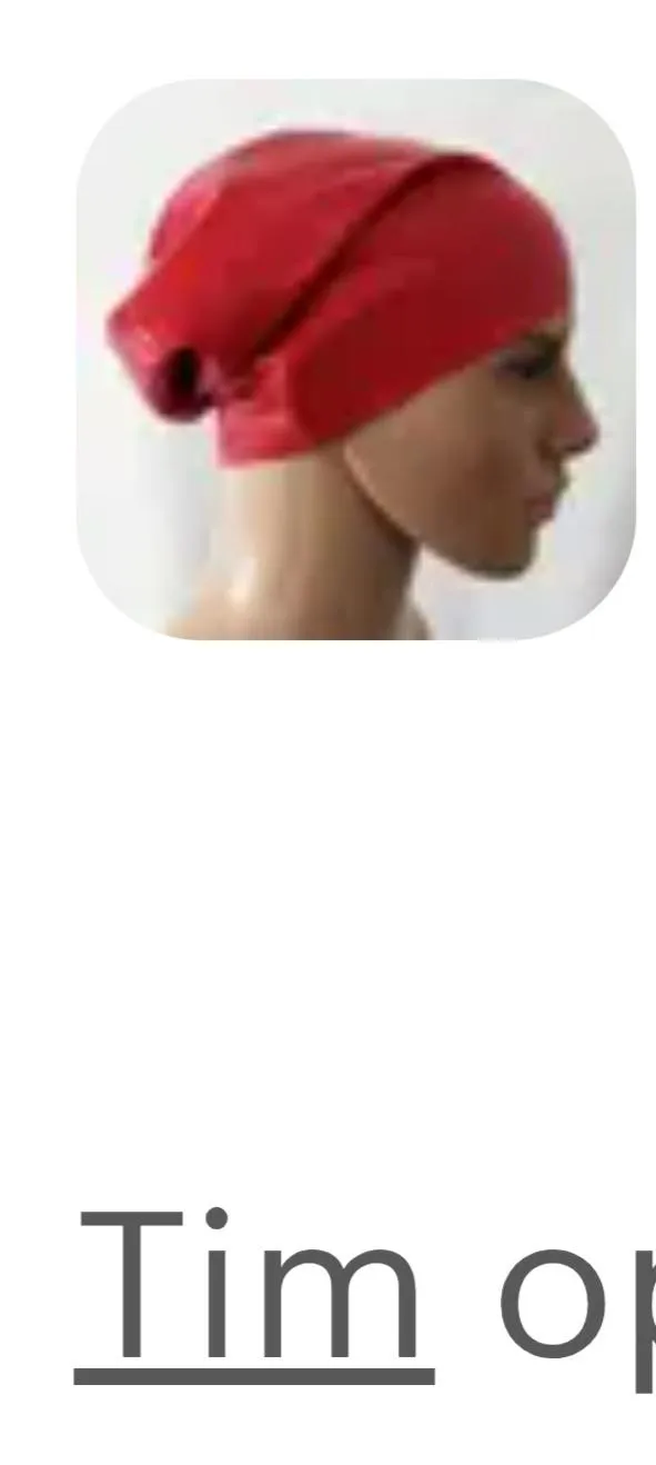 Searching for a latex beanie slouchy