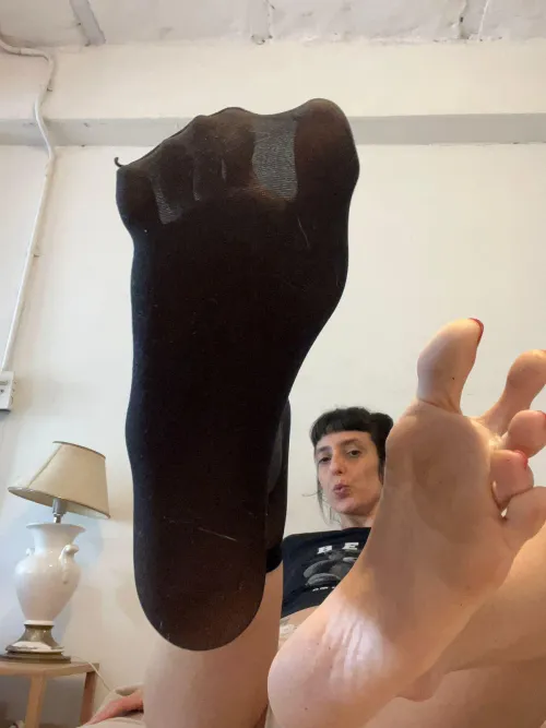 Which foot are you going to suck first?