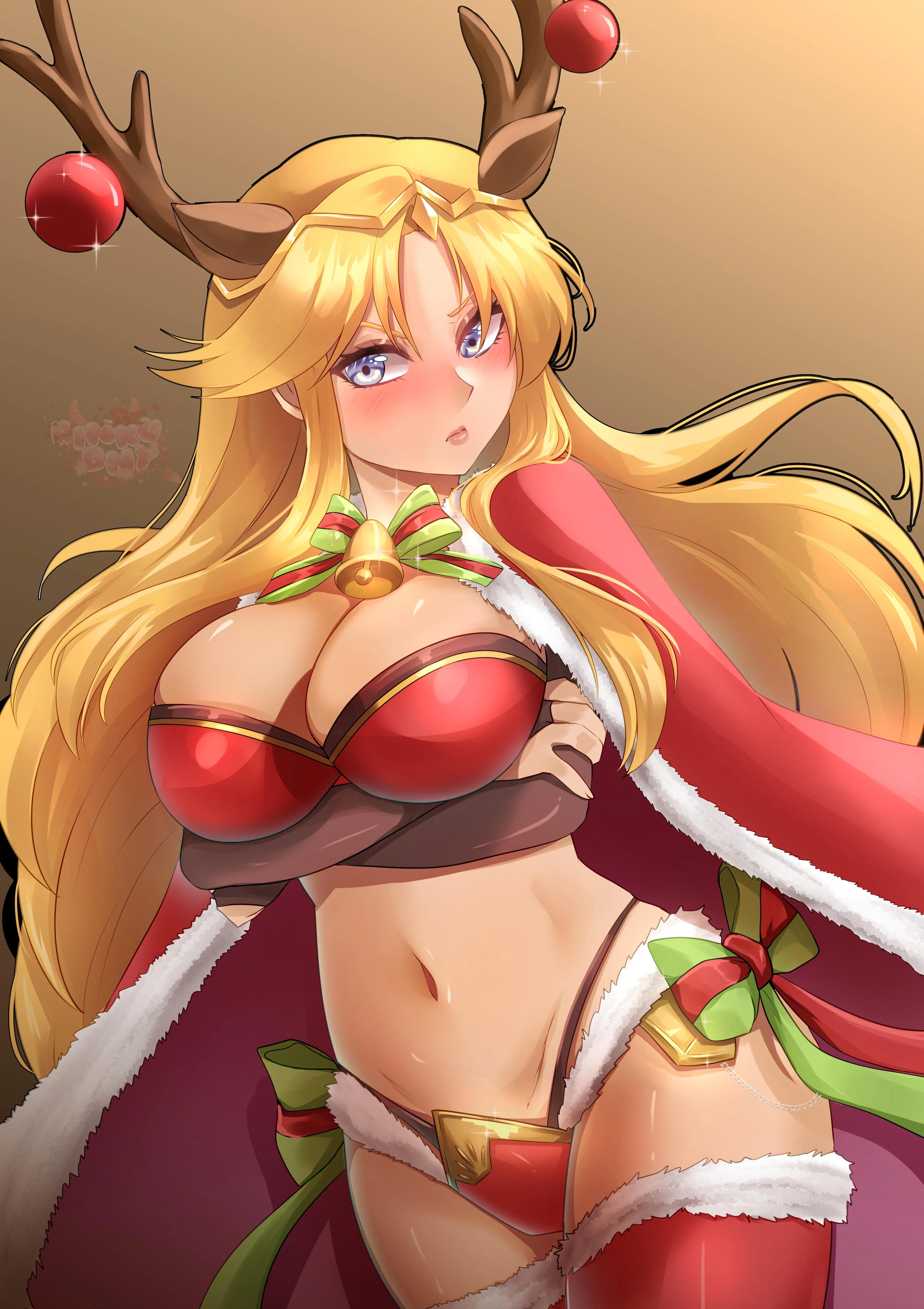 Xmas Clarisse (commission by @Rinku_Bny)