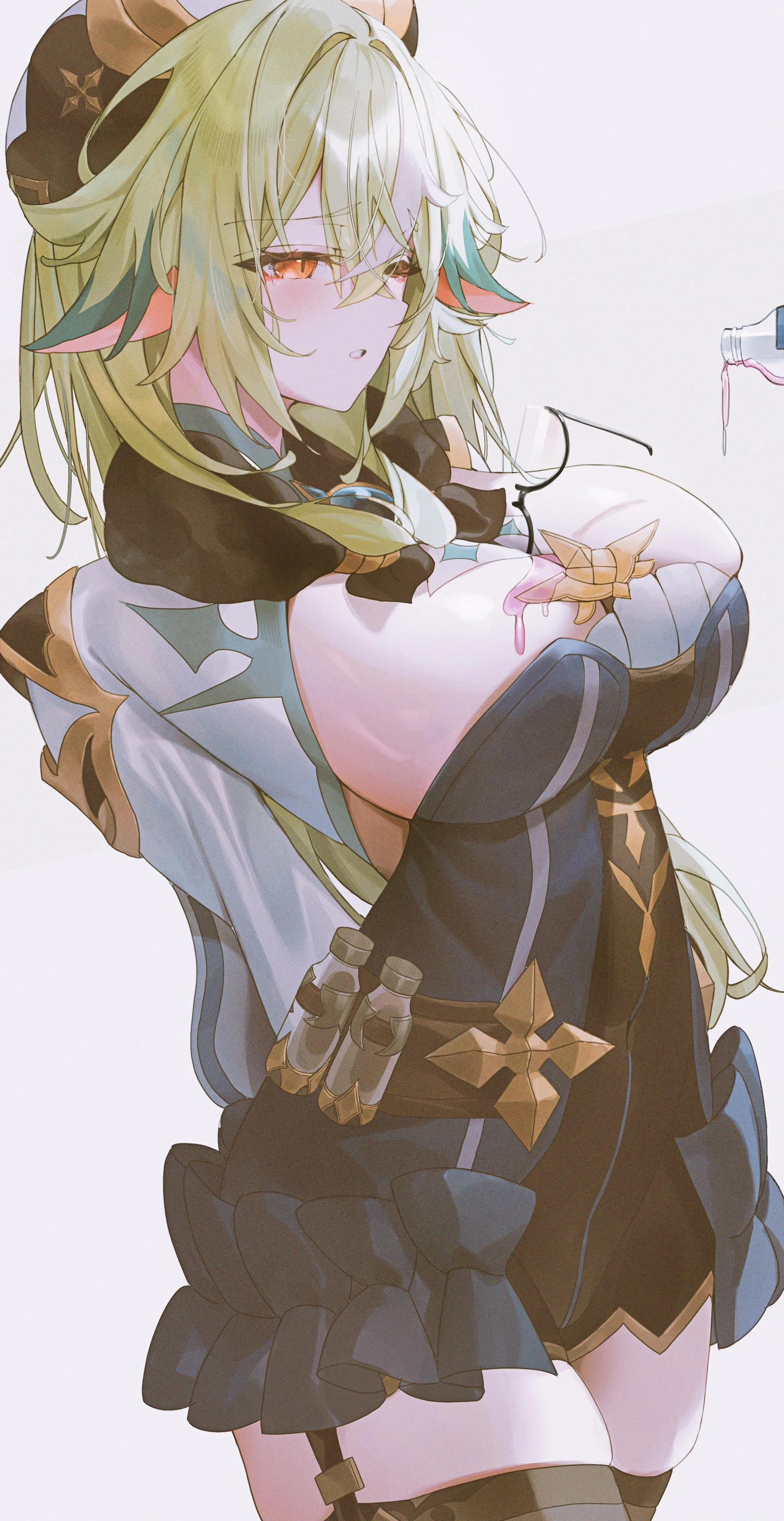 An experiment with a growth potion (Artist: Indol)