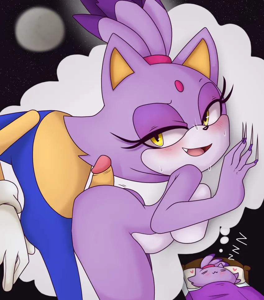 Blaze sure is thirsty for that Blue Blur dick [FM] (hearlesssoul)