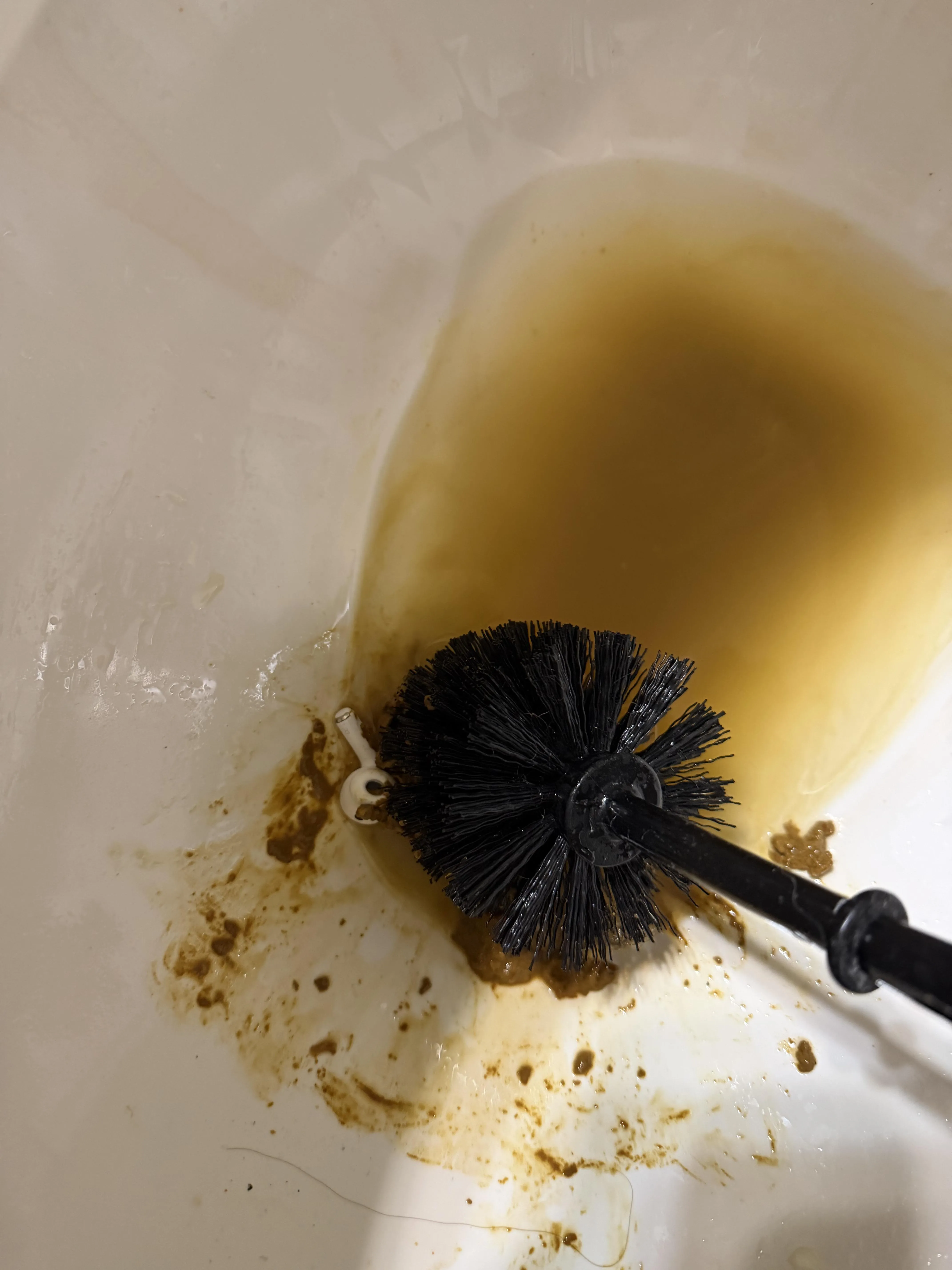 Dropped my airpod after having Liquidy exchange with toilet