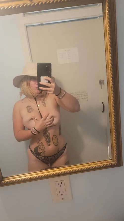 It would look a lot better if you were naked next to me