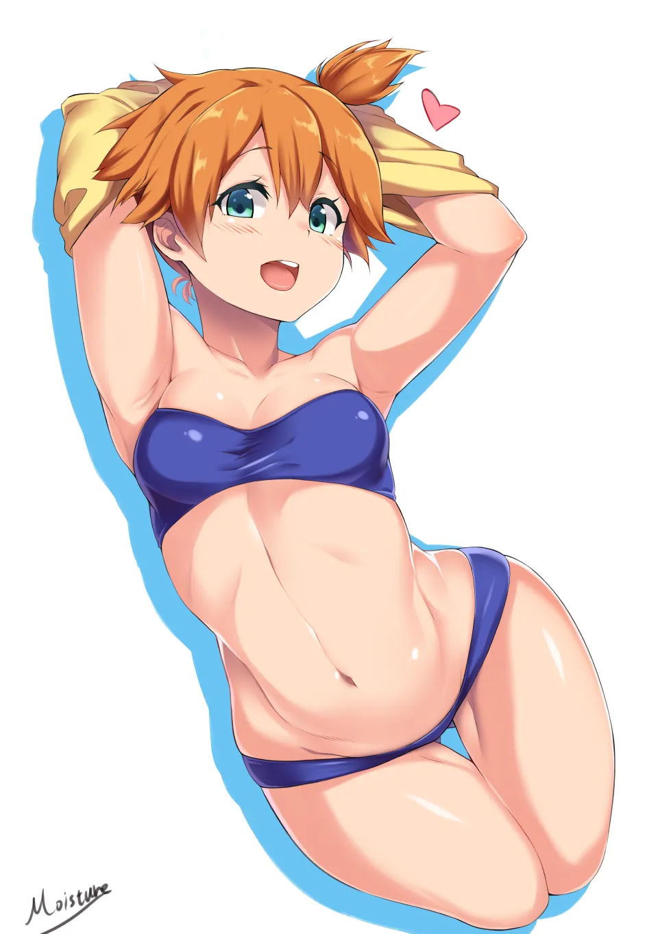 Misty ready to enter the pool by (Moistchichi)
